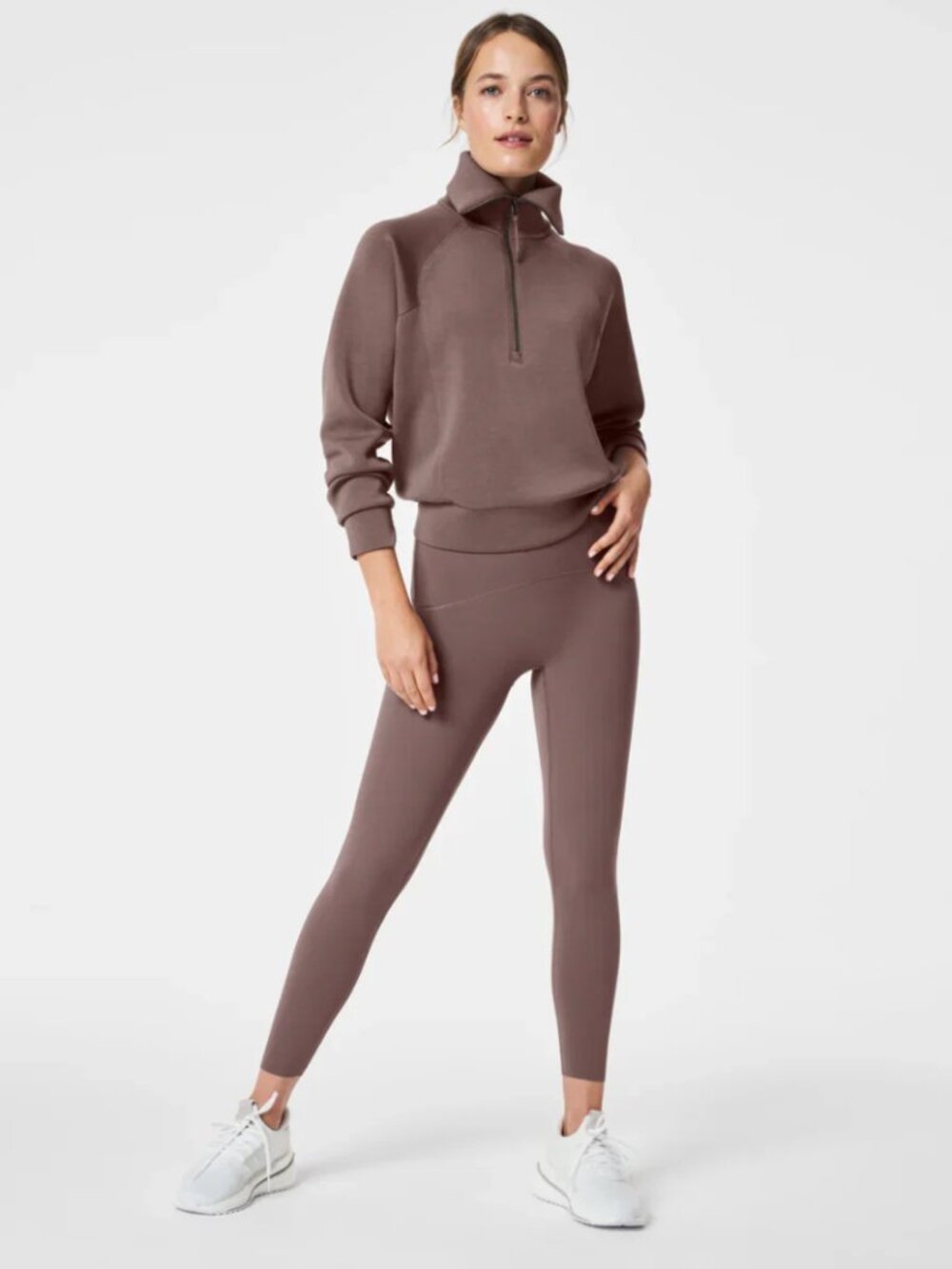 NWT SPANXshape® Booty Boost® 7/8 Leggings - Smoke - Large